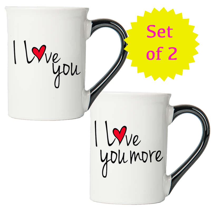 love coffee mugs couple