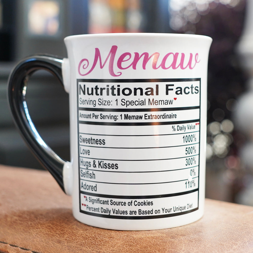 Cottage Creek Memaw Mug, Memaw Coffee Mug for Memaw, 16oz., 6" Multicolored