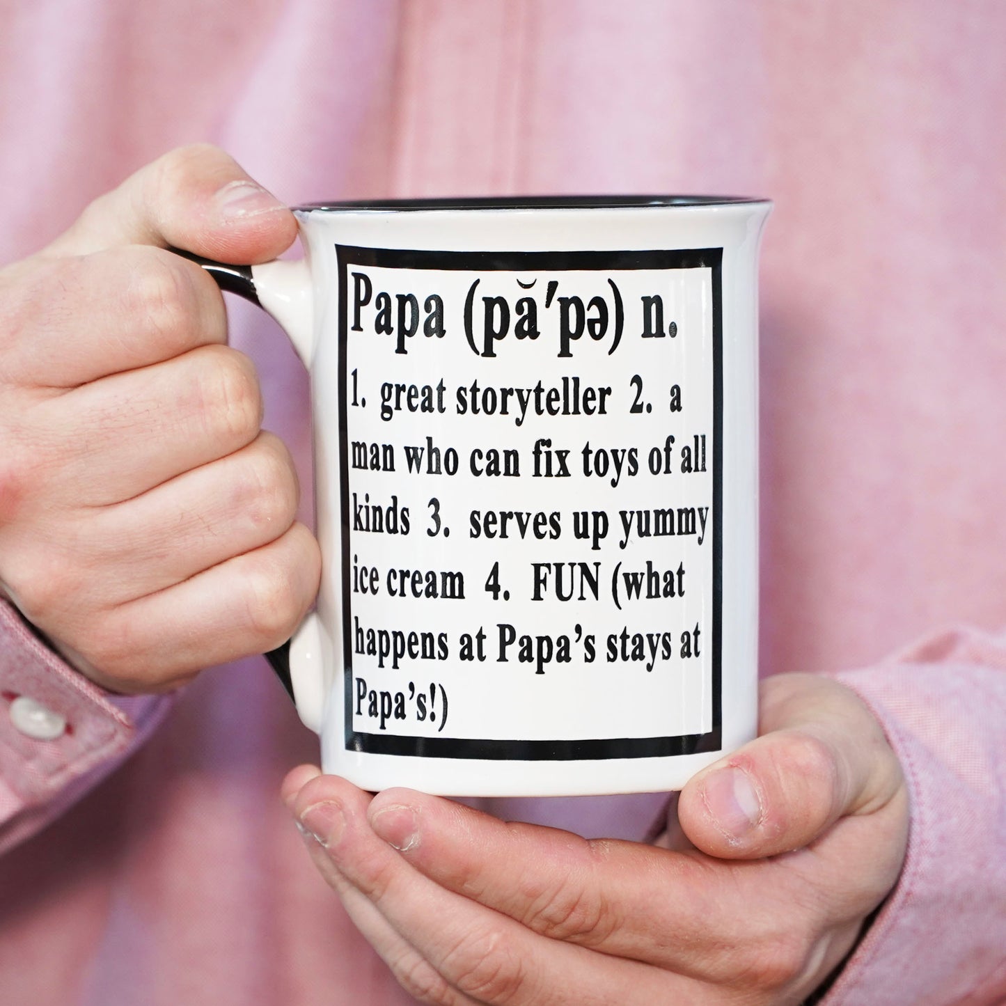 Cottage Creek Papa Mug, Papa Coffee Mug for Papa, 16oz., 6" Multicolored