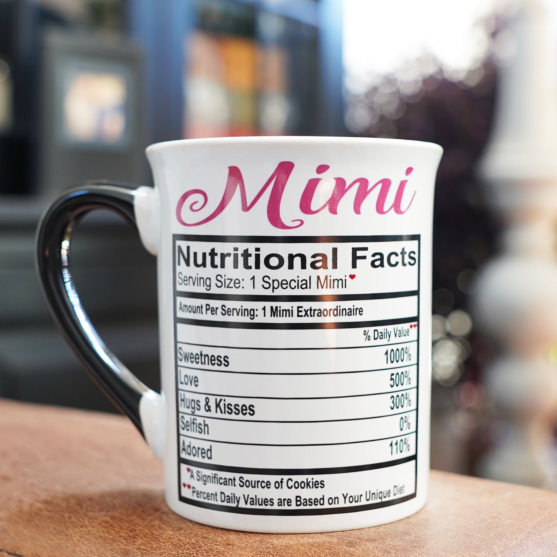 Mom Nutrition Facts - Funny Coffee Mug